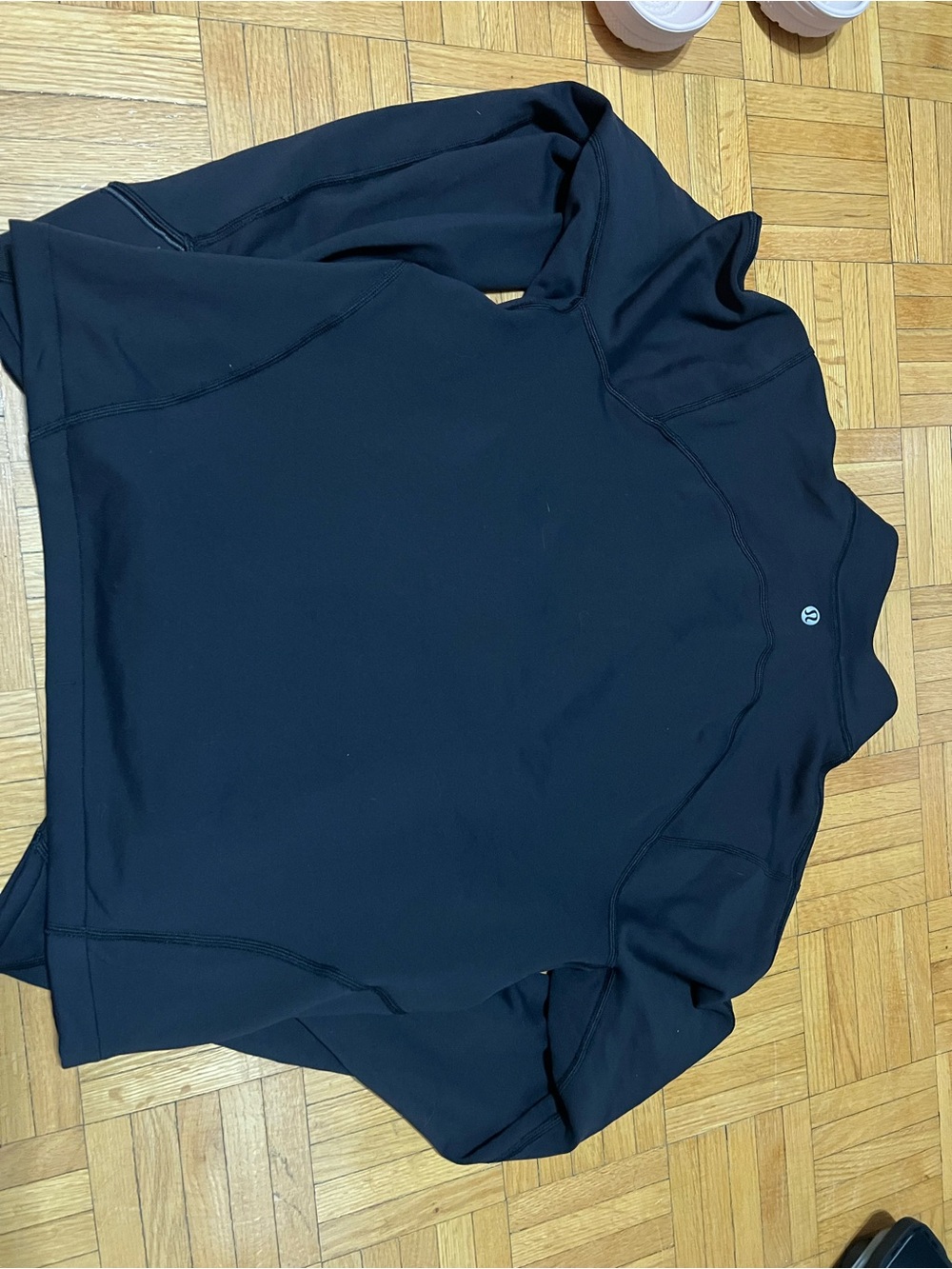 Lululemon Rulu Running Cropped 1/2 Zip - Picture 10 of 10